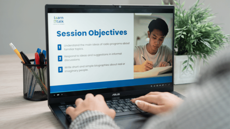 Clase individual de inglés en Learn & Talk